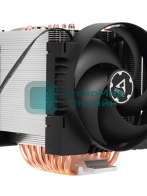Вентилятор для процессора Arctic Freezer 4U-M Rev. 2 серебристый/черный, 120 мм, алюминий/медь, 2300 об/мин, 40 дБ, 4 pin, 350 Вт, 145 мм