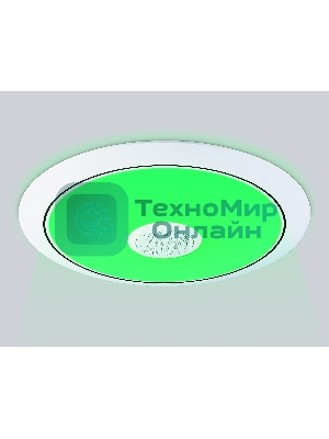 Музыкальный светодиодный светильник Ambrella light FZ720 WH белый IP20 52W 3000-6500K+RGB Music 450*65 (ПДУ ИК)
