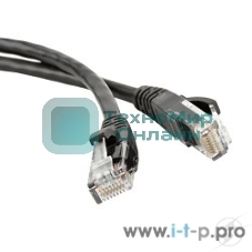 Патч-корд Hyperline PC-LPM-UTP-RJ45-RJ45-C5e-2M-LSZH-BK U/­UTP, Cat.5е, LSZH, 2 м, черный