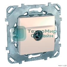 Механизм розетки TV 1-м СП Unica простая беж. SchE MGU5.462.25ZD