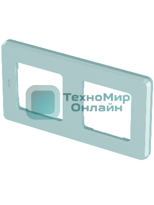 Рамка 2 поста мятный Inspiria