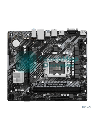 Материнская плата ASRock H610M-HDV/M.2 R2.0, LGA 1700, Intel H610, 2xDDR4, 4xSATA, 1xM.2, 1xPCIe 4.0 x16, 1xPCIe x1, 1xDP, 1xHDMI, 1xVGA, 1x 1Gb LAN, 2xUSB-A 3.2 Gen 1, 4xUSB 2.0, 3x3.5 мм, 7.1, mATX