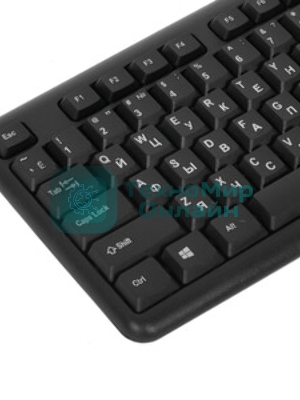 Клавиатура проводная Oklick 180M, PS/2, черный