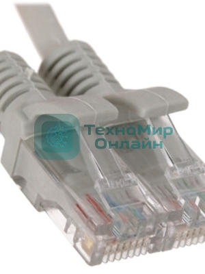 Патч-корд UTP Cablexpert PP12-20M/BK cat.5e, 20м, литой, многожильный, черный