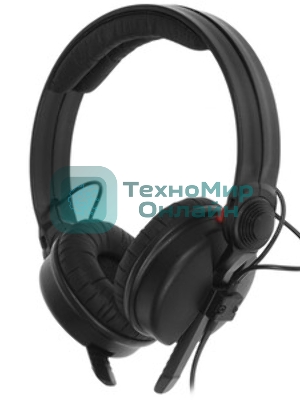 Проводные наушники Sennheiser HD 25 черный, накладные, Jack 3.5 мм