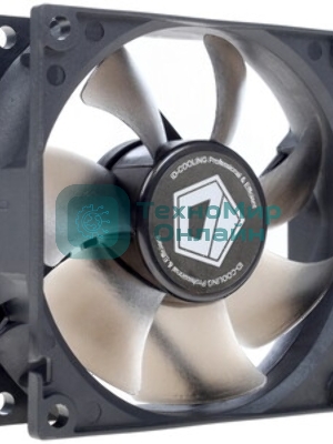 Вентилятор для корпуса ID-Cooling NO-8025-SD черный, 80 мм, 2000 об/мин, 21 дБ, 3 pin