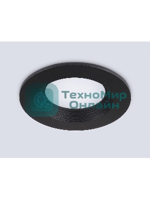 Встраиваемый точечный светильник Ambrella light TN102816 BK черный GU5.3 D80*28