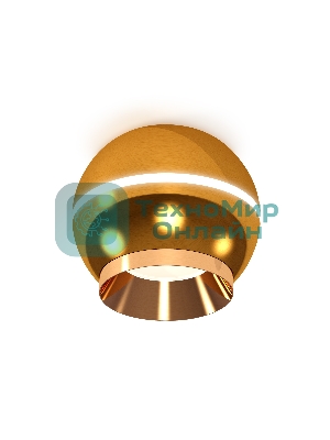 Светильник Ambrella Light XS1105002 PYG золото желтое полированное MR16 GU5.3 LED 3W 4200K (C1105, N7034)