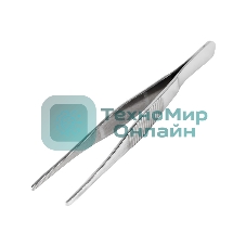 Пинцет прямой Rexant рифленый 125 мм (блистер)