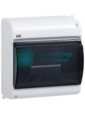 Бокс ОП КМПн 2/6 для 6 авт. выкл. прозр. крышка IP30 IEK MKP42-N-06-30-09