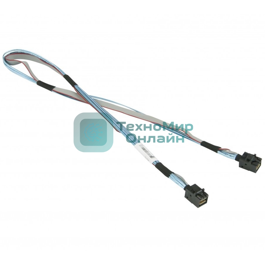 Supermicro CBL-SAST-0593 Internal Mini-SAS HD to Mini-SAS HD 60cm,30AWG,12Gb/s 