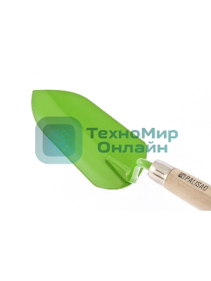 Совок посадочный широкий Palisad 95х350 мм, стальной, деревянная рукоятка