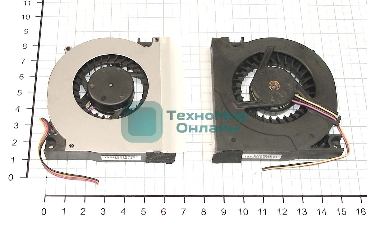 Вентилятор (кулер) для ноутбука Asus A7 A9 F5 F50 X50 X53 X61 3-pin