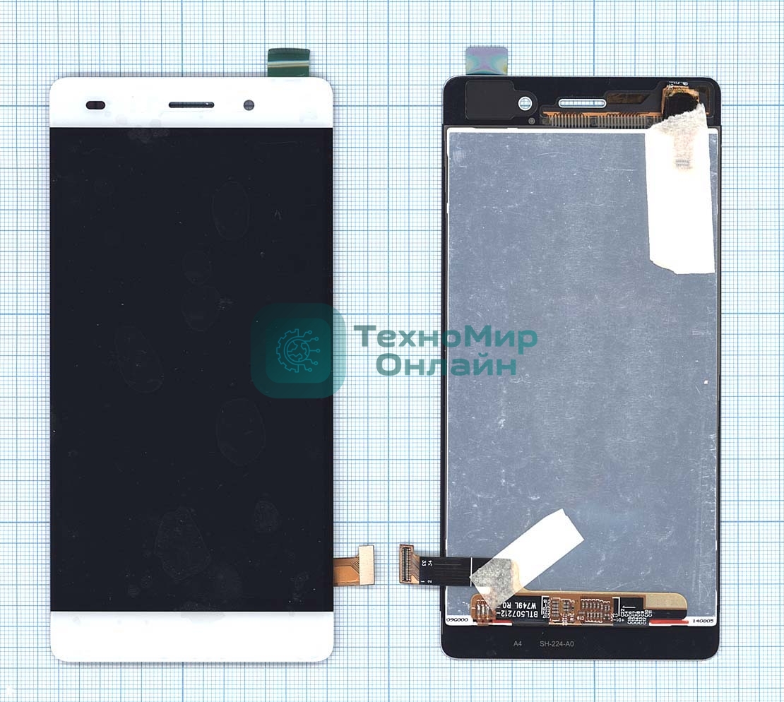Дисплей для Huawei P8 Lite белый