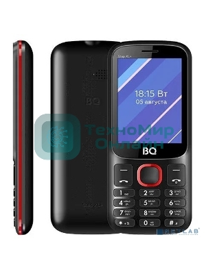 Мобильный телефон BQ 2820 Step XL+ черный/красный