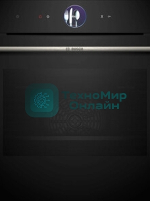 Встраиваемый духовой шкаф электрический Bosch HBG7764B1 черный