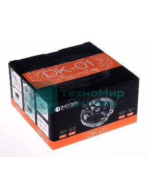 Кулер Cooler ID-Cooling DK-01 черный/серебристый 92мм алюминий 2500rpm 29db 95W 52мм