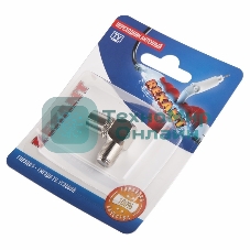 Переходник антенный Rexant гнездо F-гнездо TV угловой блист.