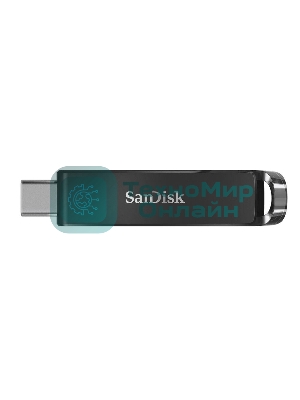 Флешка USB SanDisk CZ460 Ultra (SDCZ460-064G-G46), 64Gb, USB Type-C, R/W 150/30, черный