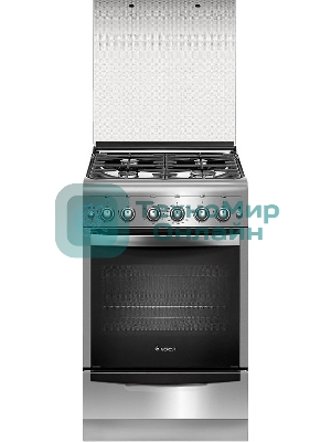 Плита газовая Gefest ПГ 5100-02 0004 серебристый, конфорок 4 шт, духовка 52 л, 50 см x 85 см x 58.5 см