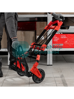 Тележка хозяйственная Matrix, складная, 2 колесная, грузоподъемность 150 кг