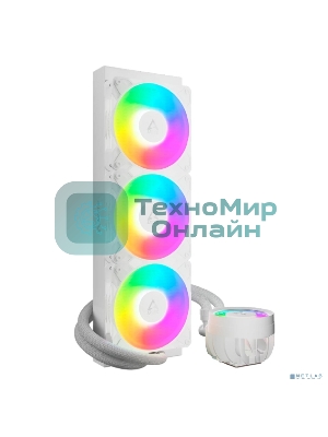 Система жидкостного охлаждения Arctic Cooling Liquid Freezer III Pro 360 ARGB Whte ACFRE00188A белый 120мм алюминий+медь 2500rpm 31db 4-pin