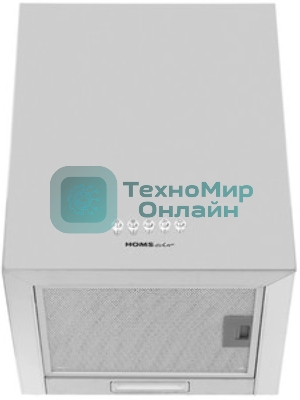 Вытяжка пристенная HOMSair Phlox Push 40 нержавеющая сталь, 40 см, 700 куб. м/ч, 54 дБ