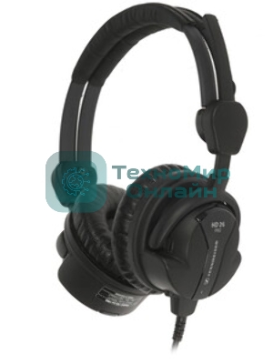 Проводные наушники Sennheiser HD 26 Pro черный, накладные, Jack 3.5/6.3 мм, складная чашка