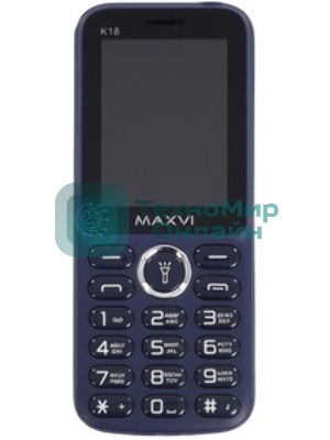 Мобильный телефон Maxvi K18 синий