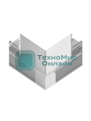 GL3369 WH белый коннектор угловой для накладного шинопровода 85*85*H53.7