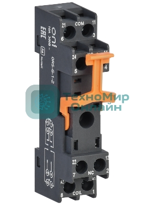 Розетка для реле IEK винт.соед. 300 (ORS-G-1-2-G)