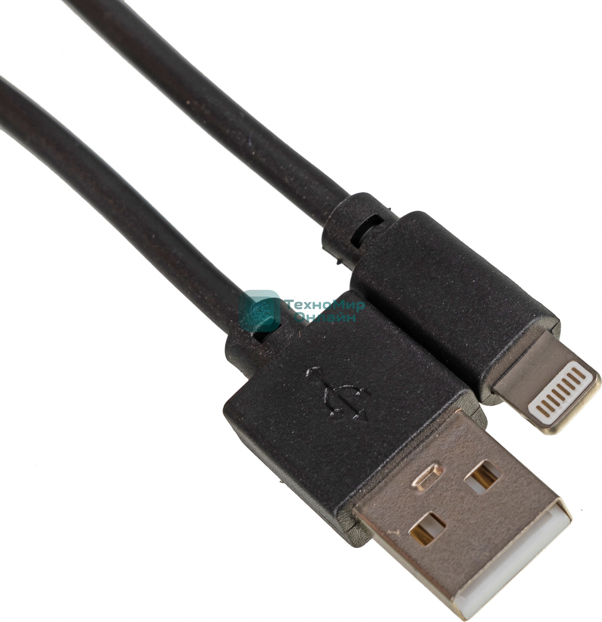 Кабель-Lightning (m) 1м черный