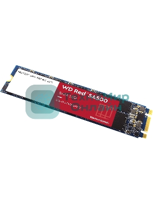 Накопитель SSD WD Red SA500 WDS100T1R0B, 1000Gb, SATA III, M.2 2280, R/W 560/530
