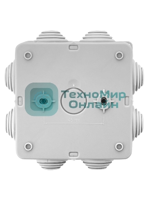 Коробка распределительная EKF КМР-030-031 с крышкой наружная (85х85х40) 8 мембр. вводов IP55