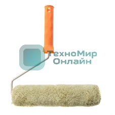 Валик Сибртех Фасадные работы, 250мм, ворс 18мм, D 36мм, D ручки 6 мм, полиакрил, полиэстер