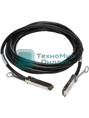 Пассивная кабельная сборка 100G, QSFP28, 30AWG, Passive, DAC, 1м Future Technologies FT-QSFP28-CabP-AWG30-1