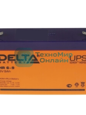 Батарея для ИБП Delta HR 6-9 (634W) (6V, 9Ah)