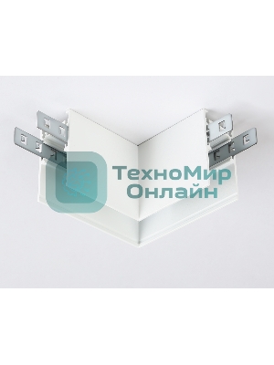 GL3369 WH белый коннектор угловой для накладного шинопровода 85*85*H53.7