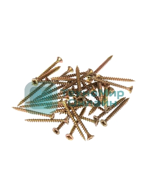 Саморез универсальный Kranz 3.5х35, желтый цинк, пакет (25шт.)