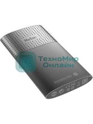 Внешний SSD Netac Z9, 1TB, USB 3.2 Gen 2 Type-C, R/W 550/480, черный