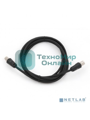 Кабель телевизионный Cablexpert, CCV-515-5M, Coaxial M/F, 5м