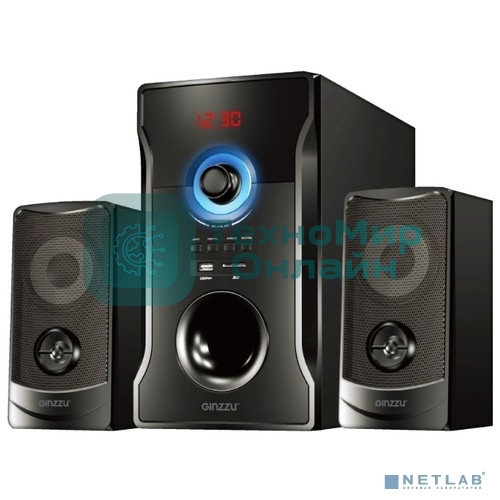 Акустическая система 2.1, 60W/BT/USB/SD/FM/ДУ Ginzzu GM-426