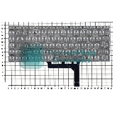 Клавиатура для ноутбука MSI GF63 GF63 8RC GF63 8RD, серебристая с подсветкой