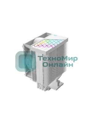 Кулер PCCooler R400 ARGb белый 92мм алюминий+медь 2200rpm 30db 4-pin 180W 133мм