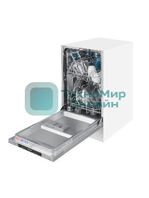 Встраиваемая посудомоечная машина Maunfeld MLP4249G02, серебристый, 44.8 см, 9 компл., 49 дБ, класс A++