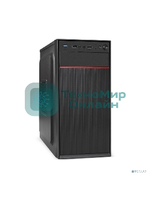 Компьютерный корпус Minitower ExeGate BAA-113U-AAA350 (mATX, БП AAA350 с вент. 8см, 2хUSB+1хUSB 3.0, аудио, черный)