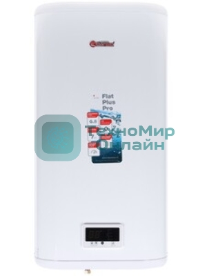 Водонагреватель электрический Thermex Flat Plus IF 80V (PRO) белый, накопительный, 80 л, 2 кВт, настенный, вертикальный, плоский