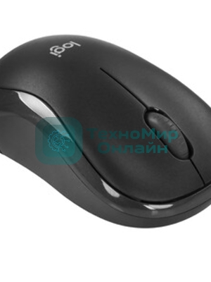 Мышь беспроводная Logitech B175 черный, 1000 dpi, радиоканал, USB, кнопки - 3