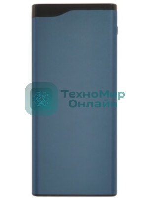 Портативный аккумулятор OLMIO QL-20, 20000mAh, 22.5W, QuickCharge3.0/PowerDelivery, LCD, голубой