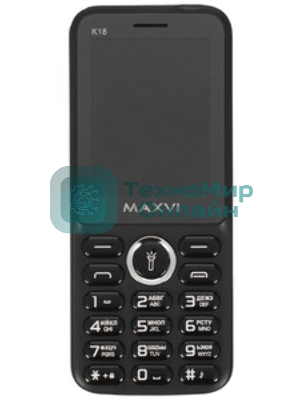 Мобильный телефон Maxvi K18 черный